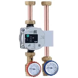 Barberi direkte Pumpengruppe - DN 20 - ohne Überströmventil-Anschlüsse. Komplett mit Kabeln, Para 15-130/7-50/SC-9 G 1'' ÜWM-G 3/4'' IG