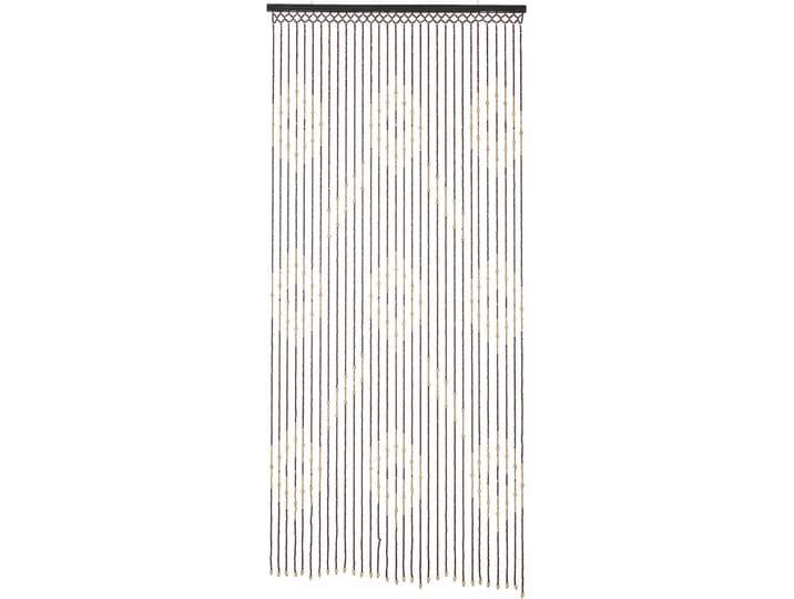 Türvorhang LOCKER Sevilla , bunt, B:90cm H:200cm, Obermaterial: 100% Bambus, Gardinen, Türvorhang, mit Kreisdekor, 90x200 cm