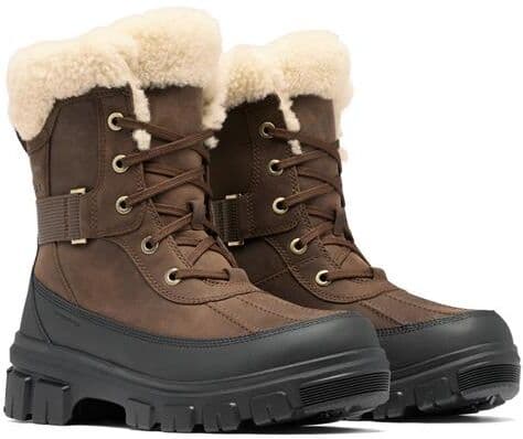 Sorel Torino V Parc WP Womens, Tobacco / Black 40