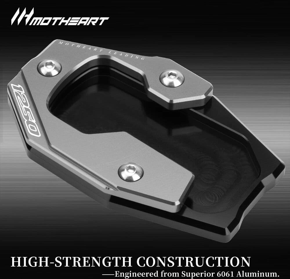 NONE Motorcycle Side Stand Extension Pad For Pan America 1250 (RA1250) 2021-2024 Pan America 1250S (RA1250S) 2021-2024 Accessories