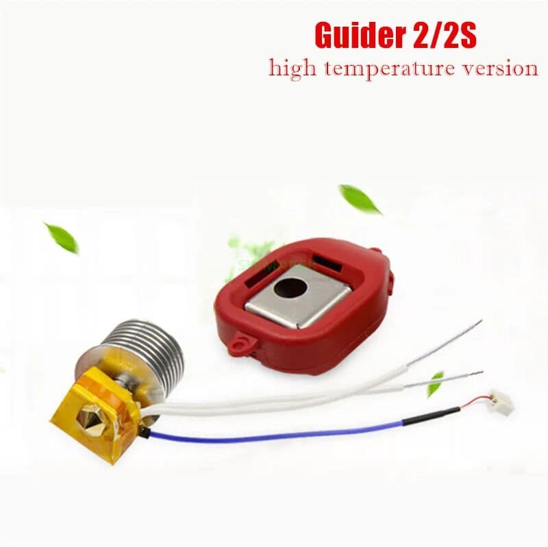 SEEJIE High temperature version Flashforge Guider 2S 3D printer extruder hot end ASSEMBLY kit Guider 2/2S heat sink hotend set 1.75mm