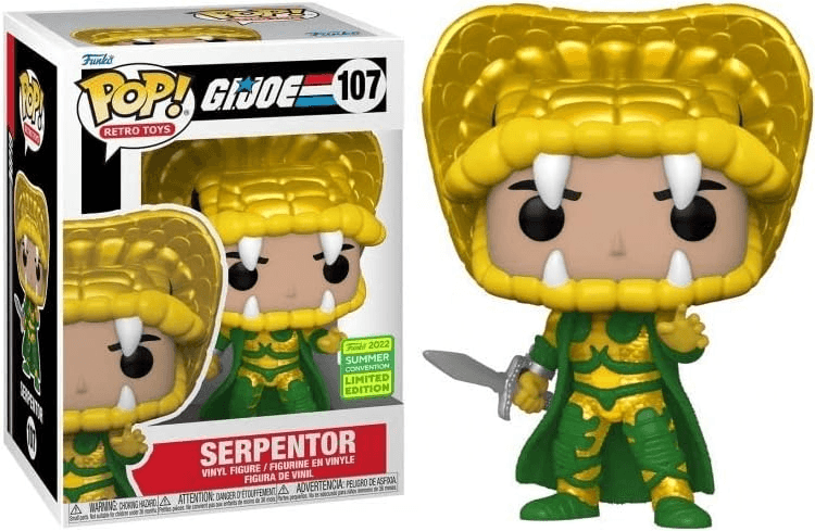 Funko Pop! Retro Toys: G.I. Joe - Serpentor (Convention Limited Edition) #107