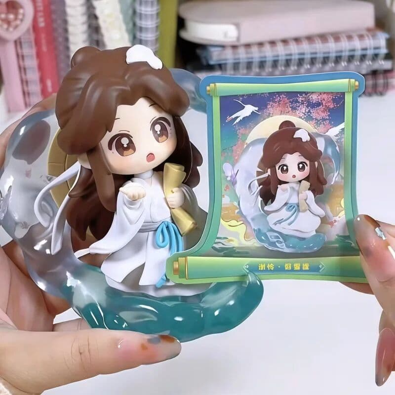 TOYOLEE Heaven Official'S Blessing Splendid Painting Series Blind Box Xielian Huacheng Cute Figures  Desktop Model Toy Surprise Gift