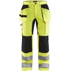 Warnschutz-Stretch-Bundhose "1552" - C152 - gelb/schwarz