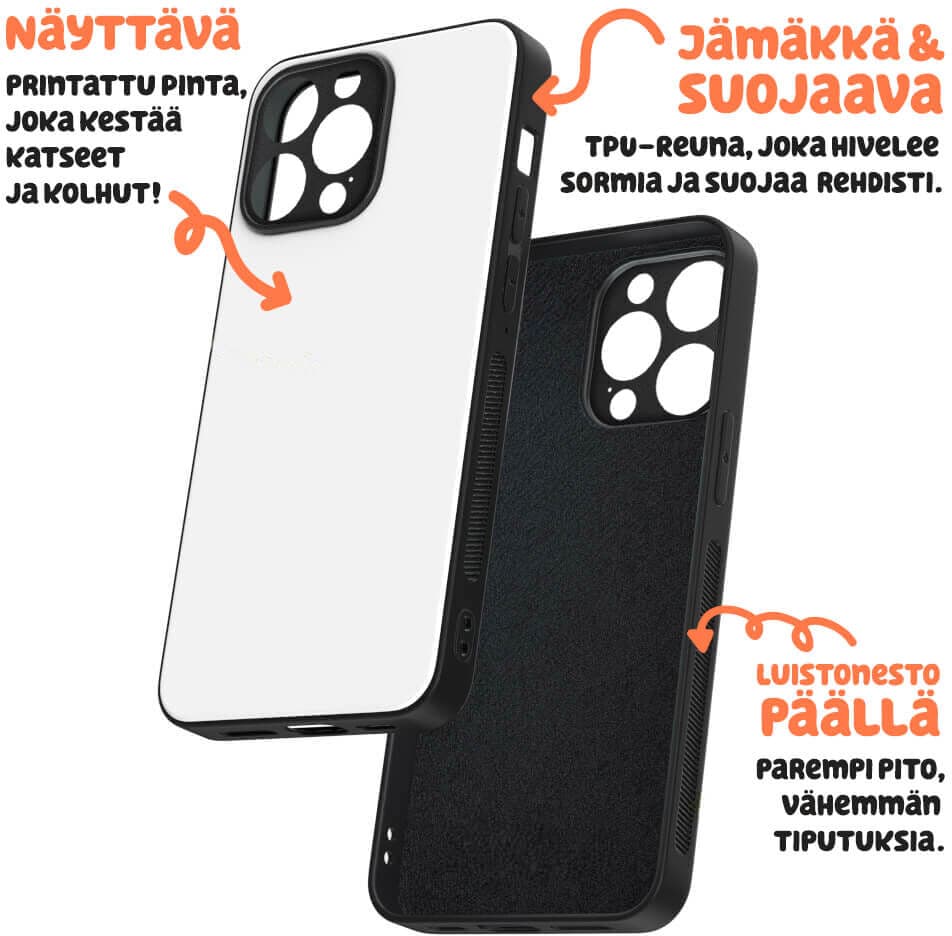 Apple iPhone 15 Pro Max Hupsis Kuosi Suojakuori, Pikku Tikru, Musta