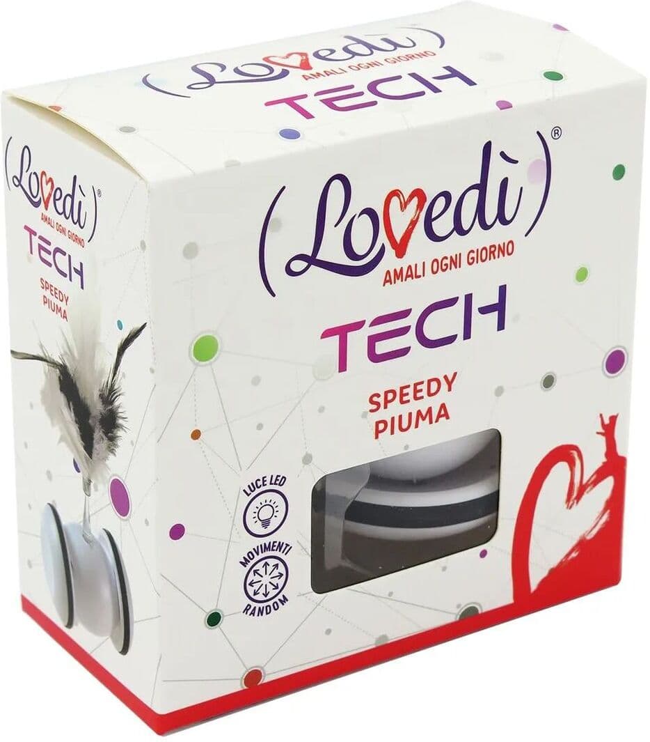 LOVEDI Lovedì Gioco Interattivo per Gatti Tech Speedy Piuma 1PZ