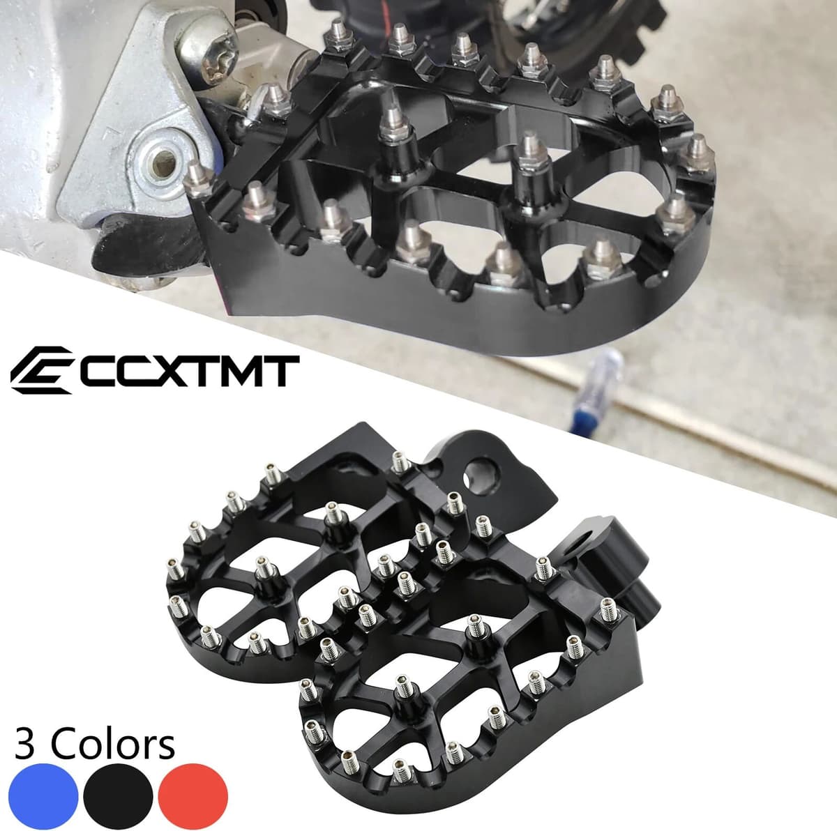 NONE For Yamaha YZ 65 85 125 250 250F 426F 450F 125X 250X 250FX 450FX WR 250F 400F 426F 450F 250R 250X CNC Footrest Pedals Foot Pegs