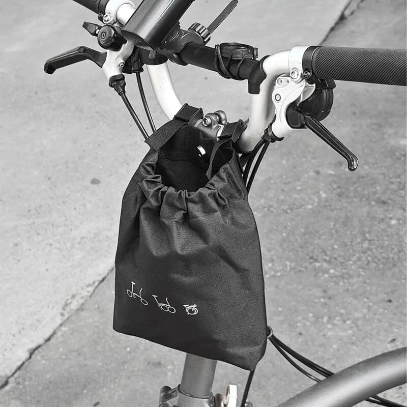 NONE Bicycle Handlebar Bag For Brompton Folding Bike Front Tube Basket Waterproof Multifunction Seatpost Tube Bag