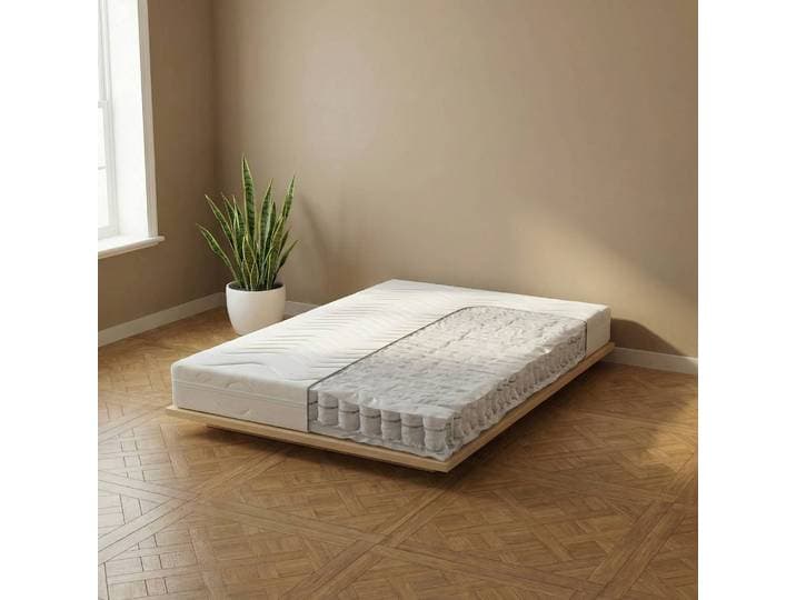 Taschenfederkern Komfort Med T 100 x 200cm H4 Polyester Weiß