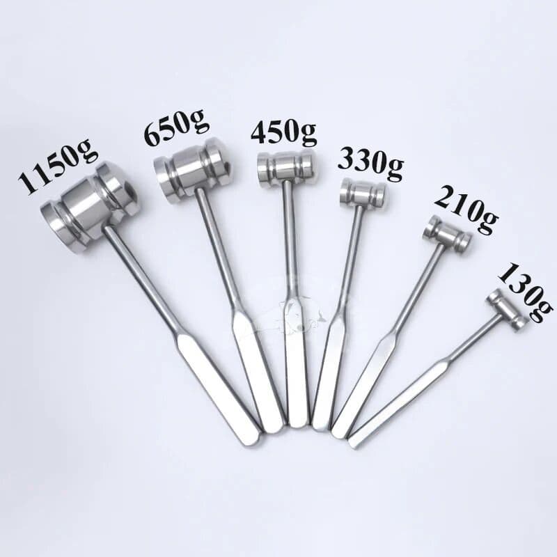 warm pets home Double-headed Bone Hammer Dental Implant Bone Crushing Lifting Tools Medical Orthopedic Bone Hammer Veterinary Equipment