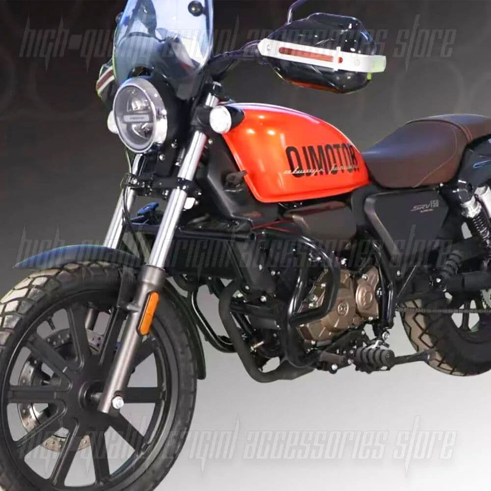 NONE QJMOTO Bumper is Suitable For QJ MOTOR SRV 125 125 SRV 125 Engine Guard Engine Guard Plate Anti-collision Bar Protection Bumper