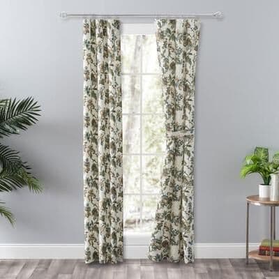 A. L. Ellis Inc Dorset Curtain Pair, 56 x 63, Steel Blue