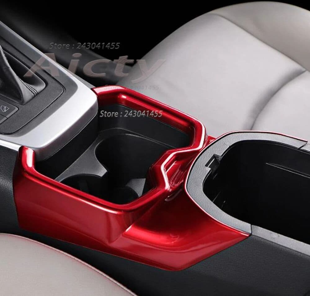 Aicty For Toyota RAV4 RAV 4 2019-2021 2022 2023 Carbon Fiber Car Interior Accessories Front Water Cup Cover Trim Drink Holder Sticker
