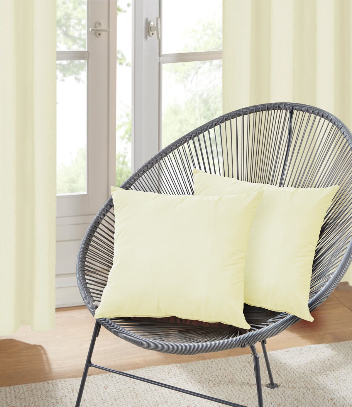 Dekokissen GOODPRODUCT "Raja", beige (champagner, unifarben), B:40cm L:40cm, Polyester, Dekokissen_Sitzkissen_Kissenhüllen, Dekokissen, einfarbig, Kissenhüllen ohne Füllung, 40 x 40 cm, 2er-Set, Mikrofaser champagner, unifarben B/L: 40cm x 40cm, 2 Stk.