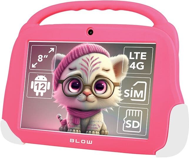 Tablet Android 8" KidsTAB8 4GB/64GB Wi-Fi con Funda Rosa - BLOW