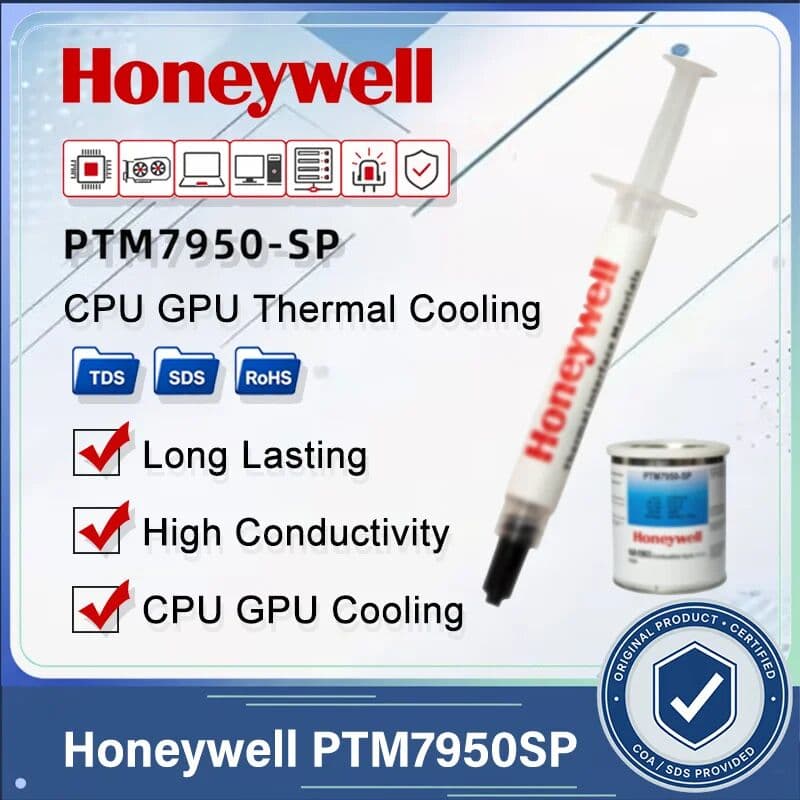 NONE Honeywell PTM7950SP PTM7958SP Thermal Paste CPU GPU Laptop Desktop Graphics Card TIM Compound Interface Material 5g Repair Kit