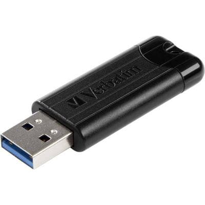 VERBATIM USB 3.0 Drive 16GB Pinstripe, schwarz