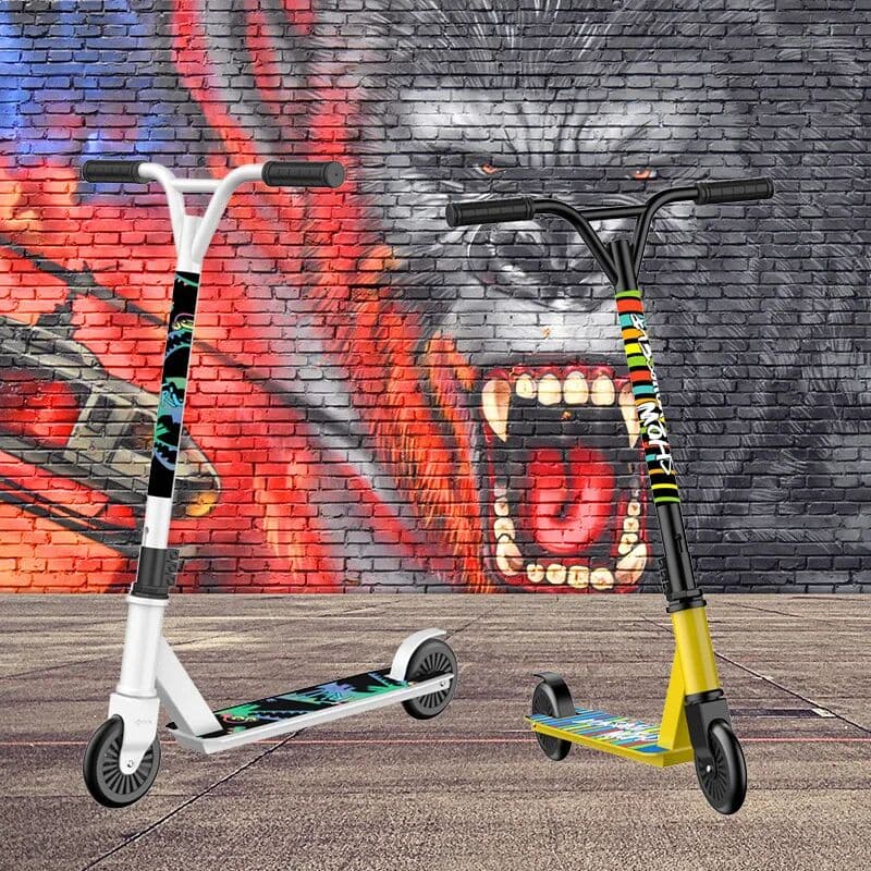 SANSHIKJ Youngster Stunt Scooter Foot Pedal Extreme Scooters Kick Scooter for Adults