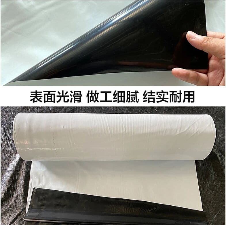 NONE 5M Wide Garden Greenhouse Film Agricultural Breeding Insulation Film Black and White Plastic Film