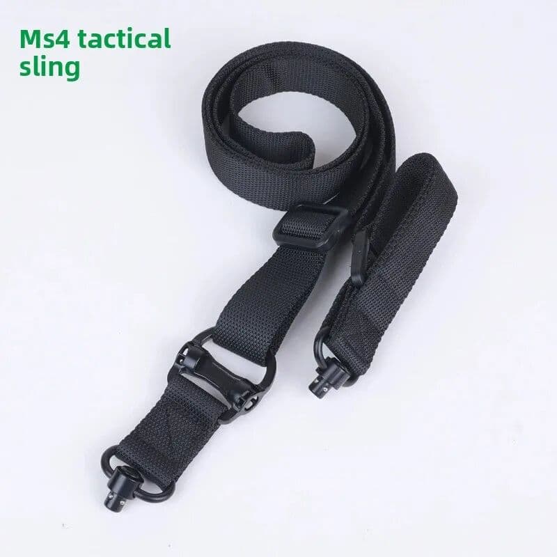 NONE MS4 Tactical Rifle Sling With QD Base 1 Or 2 Point Adjustable Safety Strap Outdoor Military Shooting Hunting Carry Accessory