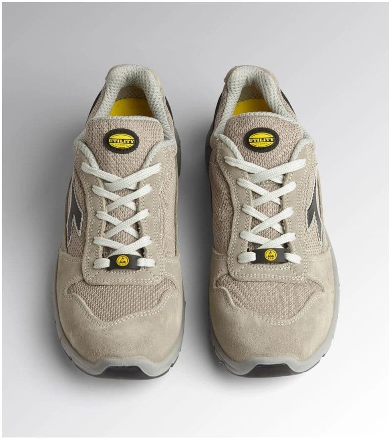 Diadora Utility Scarpe Antinfortunistiche Run Text Low S1P SRC ESD Adulto Beige Juta/Beige Juta Tagl. 43 EU
