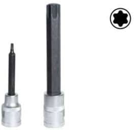 Chave de Caixa 1/2” T50x100mm Torx Longa Kroftools 1261050