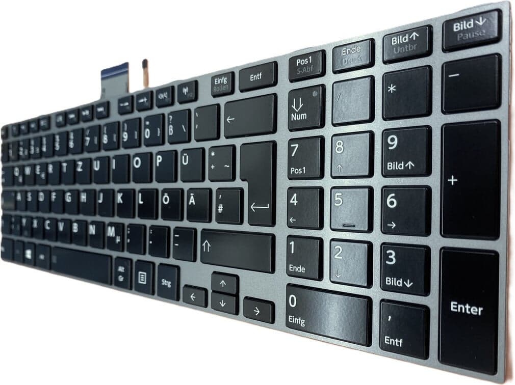 T-ProTek Duits toetsenbord compatibel met Toshiba Satellite L855-10T