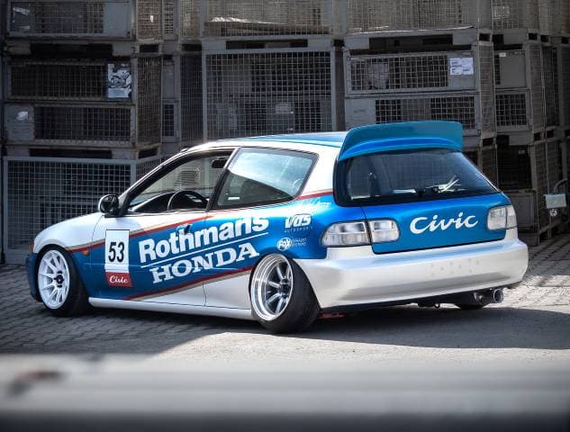 Honda Civic 5 - Silenciador final EG2 EG3 - 1x90 tipo 24 Fox exhaust