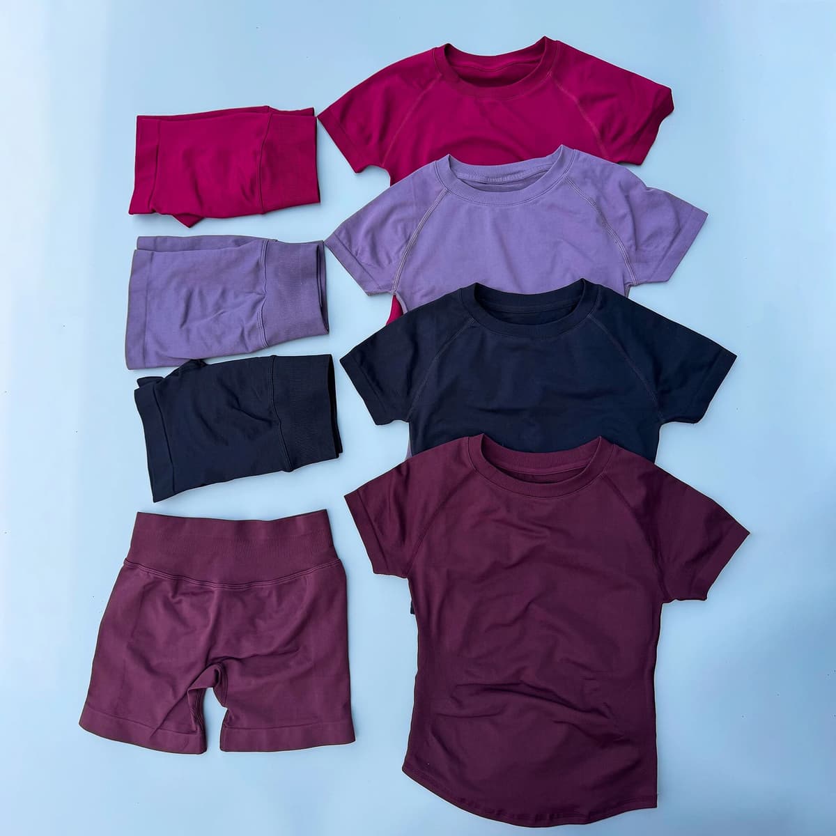 SWEAT UNDFYNE 2Pcs Seamless Yoga Set Short Sleeve Crop Top Sports Shorts Women Workout Running Fitness Gym Suit Original Activewear