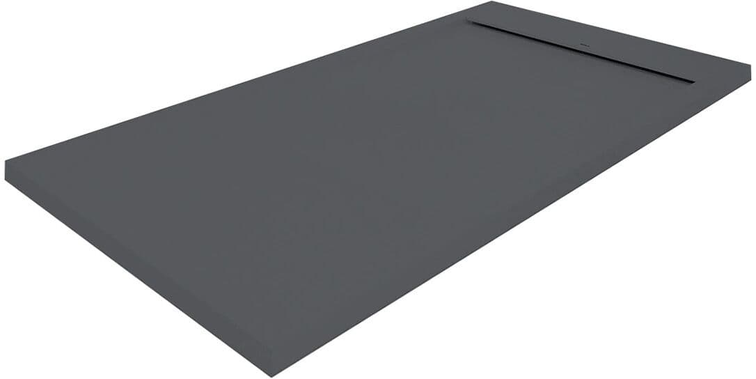 Profiltek Plato de ducha extraplano de resina Matis .  (140 x 90 cm) Antracita