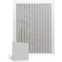 Lamellenvorhang nach Maß, Cremeweiß 70104, 60 x 65 cm, Lamellenvorhang individuell maßangefertigt
