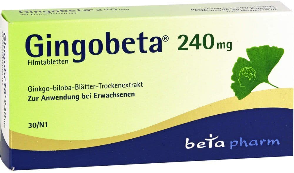 Gingobeta 240 mg Filmtabletten 30stk