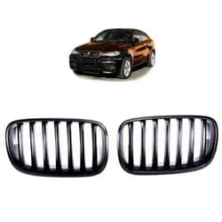 Kühlergrill / Sportgrill schwarz matt passend für BMW X5 X6 E70 E71 E72 08-14