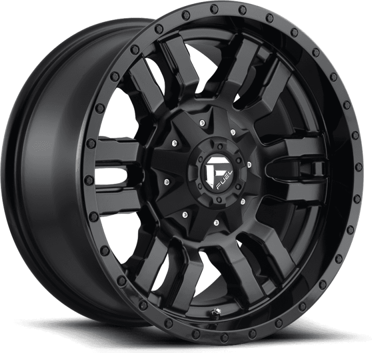 Fuel Off-Road Jantă de Aluminiu, FUEL D596 SLEDGE, 20x9.0, ET 20, 5x139.7 / 5x150, 110.1, Negru