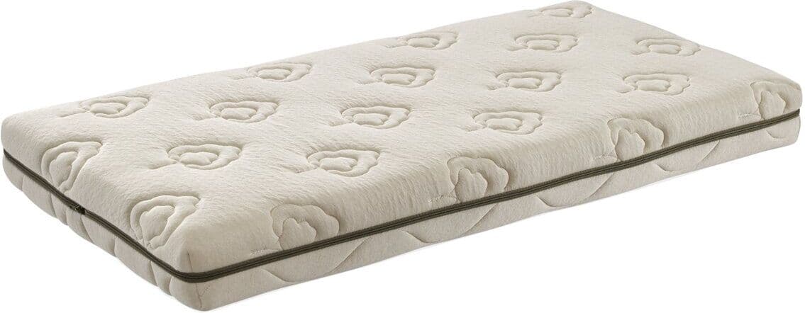 ECUS Kids Colchón para Cuna Organic Algodón Eco crema (disponible en varias medidas).  (70 x 140 cm) Crema niño
