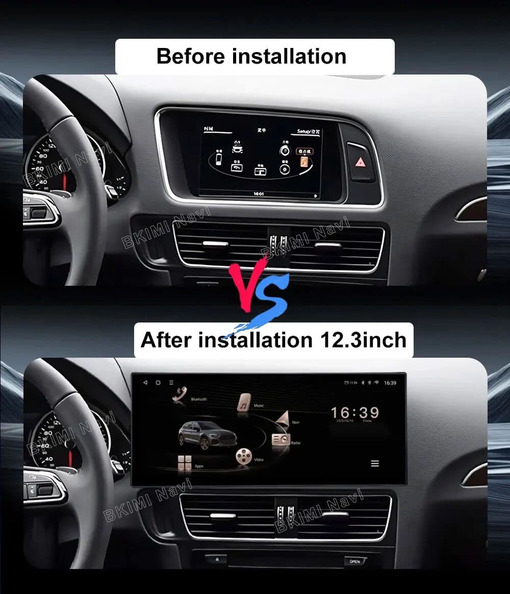 LIARO-NAVI Accessories for Audi Q5 2009 2010 2011 2012 2013 - 2017 Android 16 GPS Navigation 4G Car Radio Video Multimedia Player DSP Auto