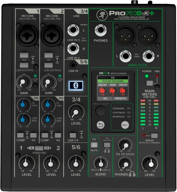 Mackie  ProFX6v3+