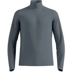 ODLO Herren Rollkragen m.RV lg.Arm He/Uni ESSENTIAL WARM FULL ZIP, Größe L in Grau Grau