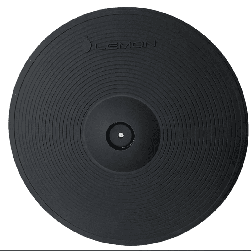 NONE Lemon Drum Cymbal 15' 2zone 3zone Crash Cymbal with Choke Full-Covered for Electronic Drum Kit Lemon Drum Cymbal 9inch 2zone