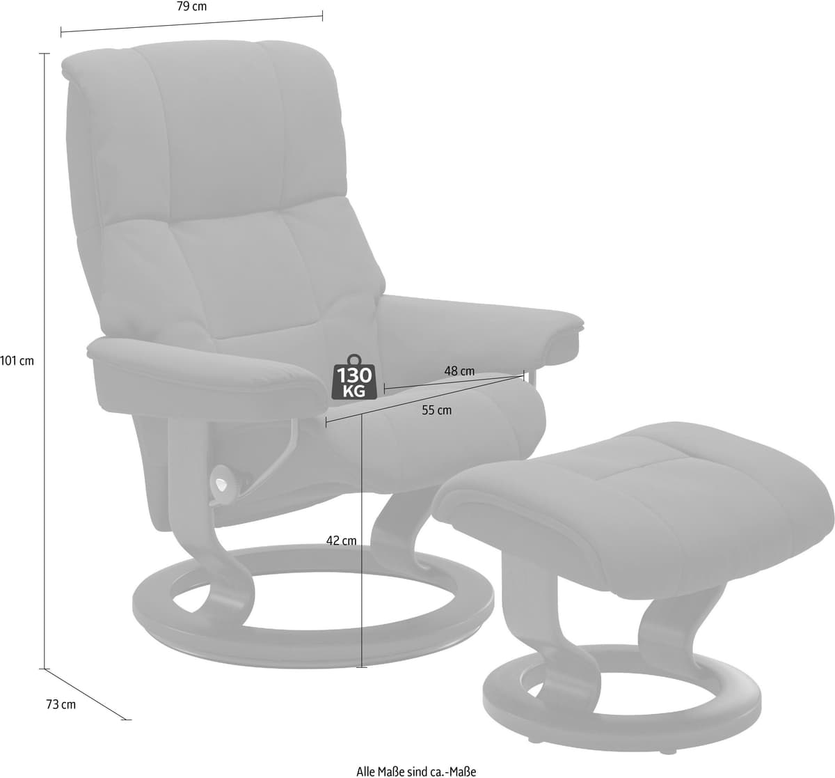 Relaxsessel STRESSLESS "Mayfair", braun (sand dinamica), B:79cm H:101cm T:73cm, Leder BATICK: BATICK ist ein leicht korrigiertes, durchgefärbtes und genarbtes Möbelleder, bei dem die meisten Unebenheiten und Spuren in der Regel entfernt wurden.;Leder PALO