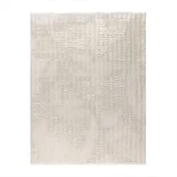 HOCHFLORTEPPICH Rauten Creme 160 x 220 cm