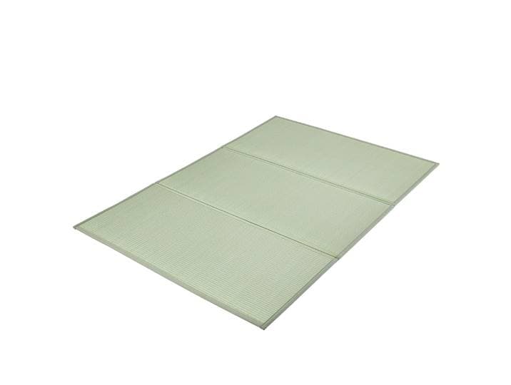 Tapis Tatami Japonais Pliable SucceBuy (Herbe de Japon Naturelle) Matelas de Sol Japonais avec Support pour Dormir et Méditer