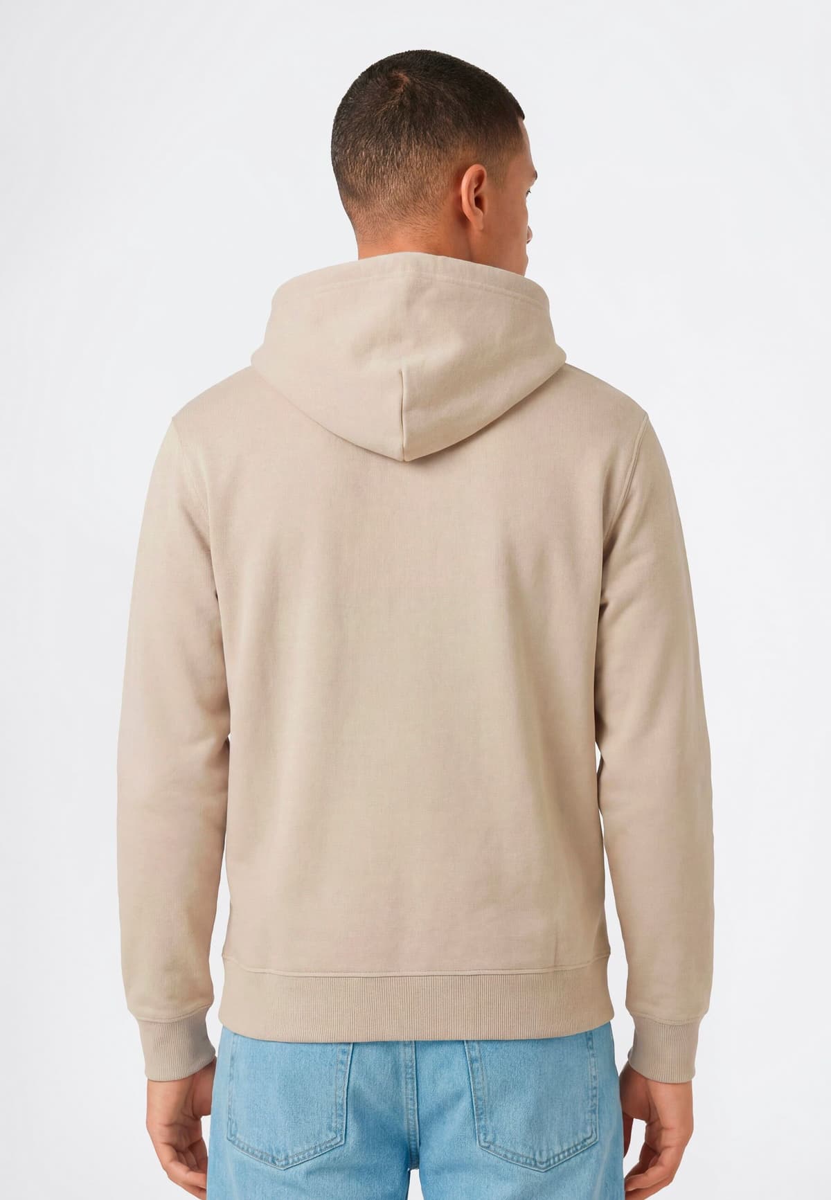 Kapuzensweatshirt CHAMPION "ICONS CONTRAST Terry Hoodie", Herren, Gr. XXL, beige (dun), Obermaterial: 70% Baumwolle, 30% Polyester, normal, Rundhals, Sweatshirts Kapuzensweatshirt, mit Kordel, Langarmdesign, aus Baumwolle und Polyester dun XXL
