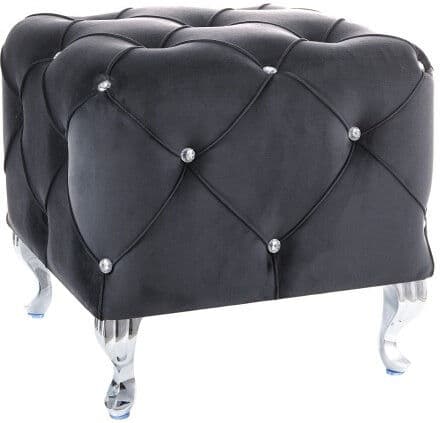 Signal 2 Taburet Hestia K velvet negru Blu19