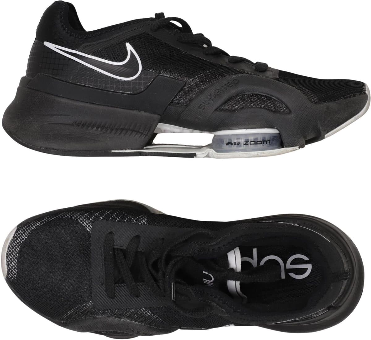 Nike Damen Sneaker, Schwarz, Gr. EU 40, Kunstleder - Second Hand