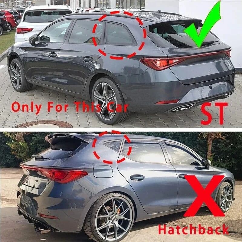 NONE Maxton Style 1:1 Rear Valance for Seat Leon Fr St MK4 2020-2025 Car Rear Bumper Diffuser Spoiler Splitter Bodykit Tuning Trims