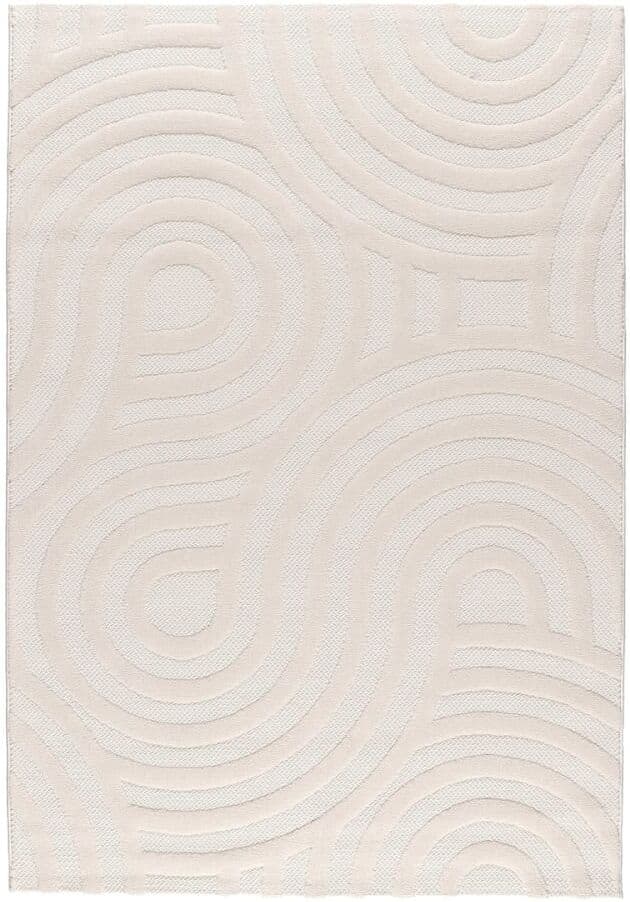 AFK Alfombra de tendencia ultrasuave beige 160 x 230 cm