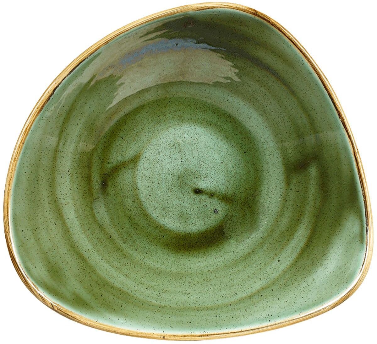 Churchill Ciotola Triangolare 23,5 Cm Stonecast Samphire Green