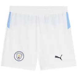 Puma Manchester City Heimshort 2025/26 Kinder weiß/ hellblau 176