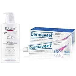 Dermaveel Creme & EUCERIN AtopiControl Lotion Set  1 Sparset